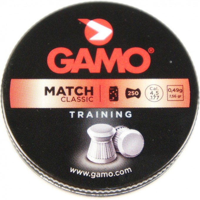 Пули пневматические GAMO Match 4,5мм (250шт) 6320024