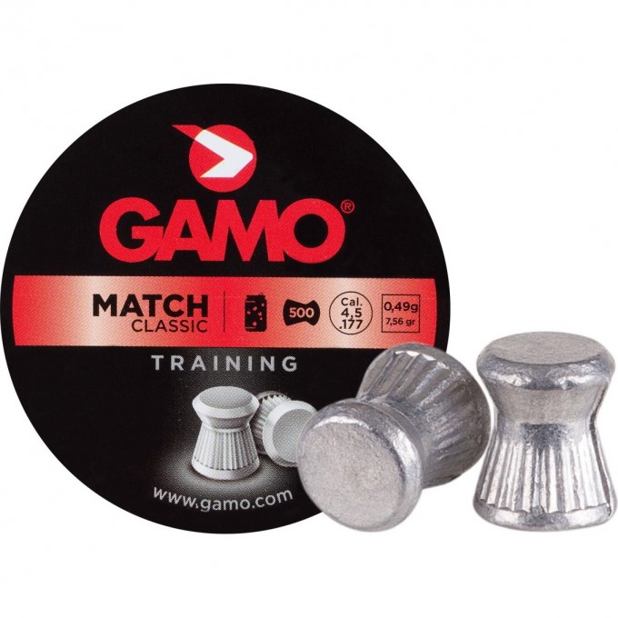 Пули пневматические GAMO Match 4,5мм (500шт) 6320034