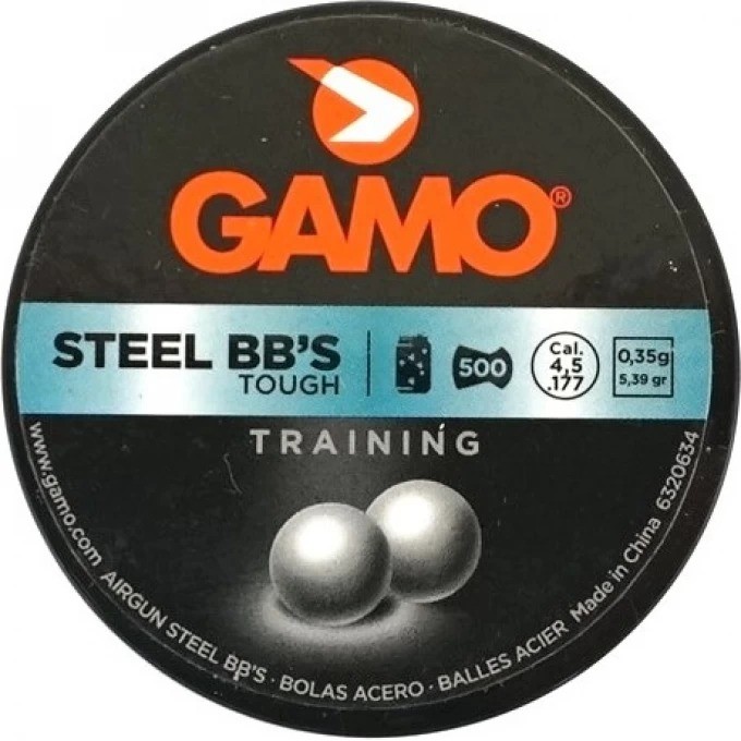 Стальные шарики GAMO BB'S 4,5мм (500шт) 64шт 6320634-MP